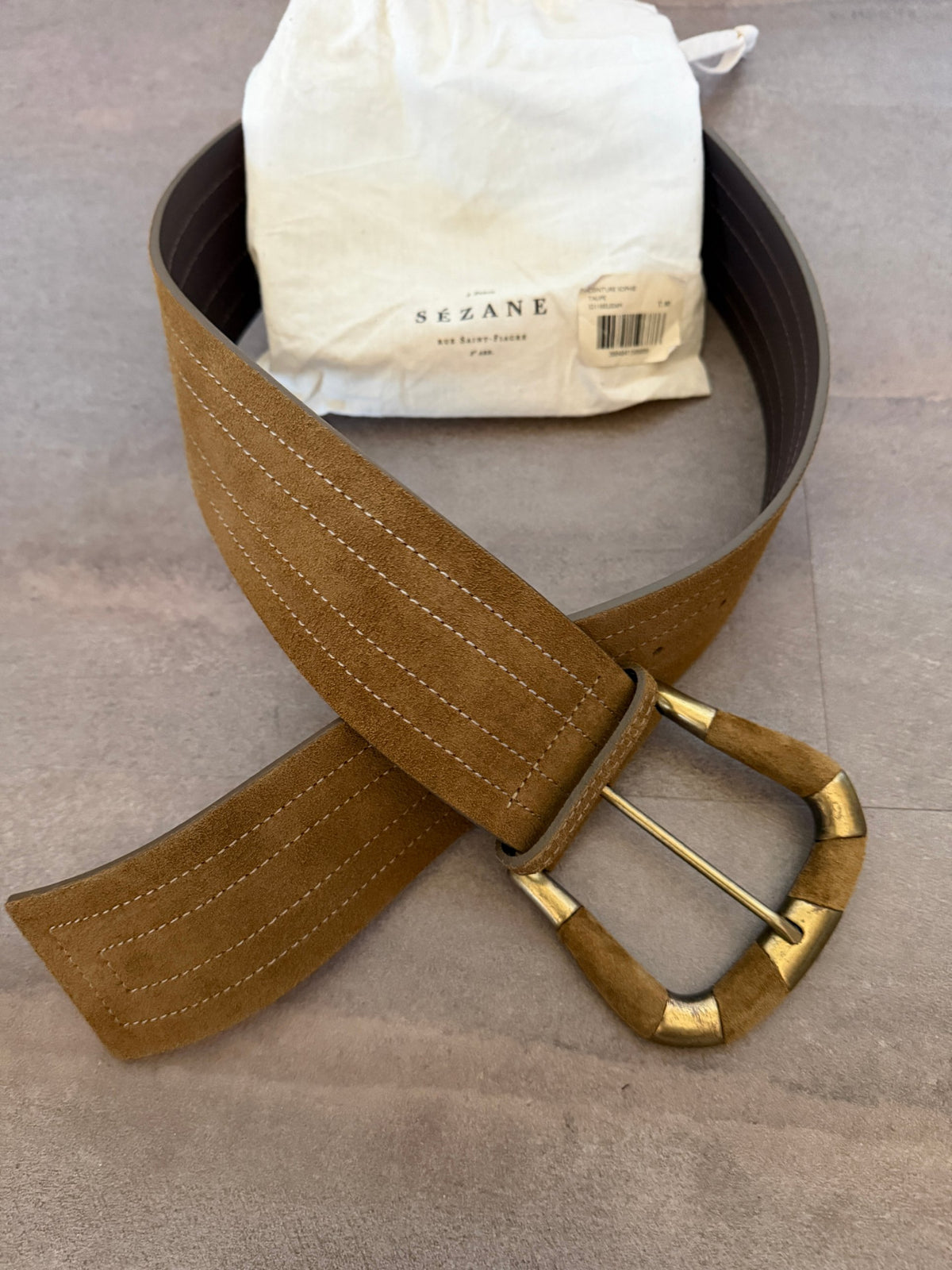Sézane Sophie Suede Belt
