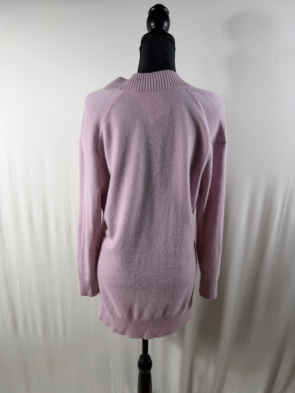 Zimmermann V-Neck Sweater — Dusty Pink - back