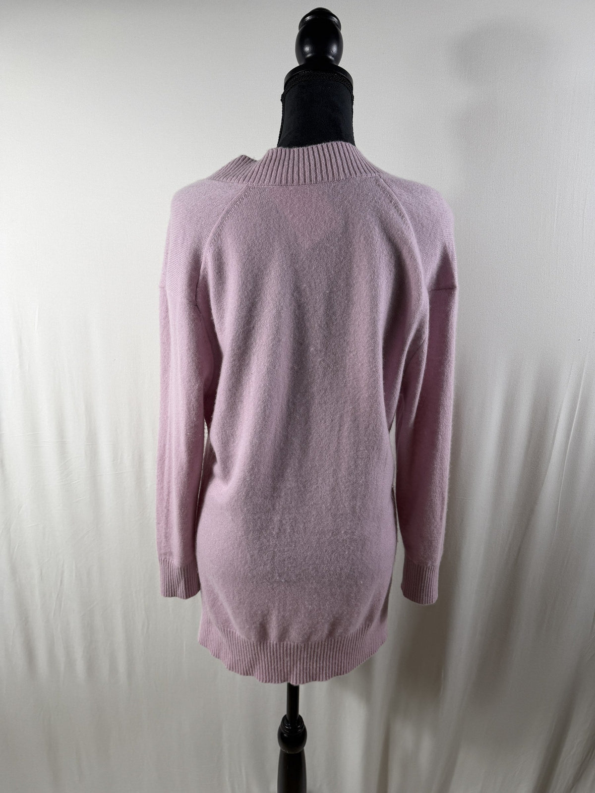 Zimmermann V-Neck Sweater — Dusty Pink - back