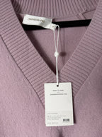 Zimmermann V-Neck Sweater — Dusty Pink - tag
