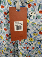 Hunter Bell Floral Print Mini Dress – Blue Multi – label