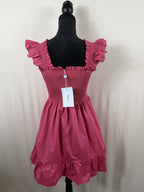 Hill House Home The Nap Dress – Raspberry – back