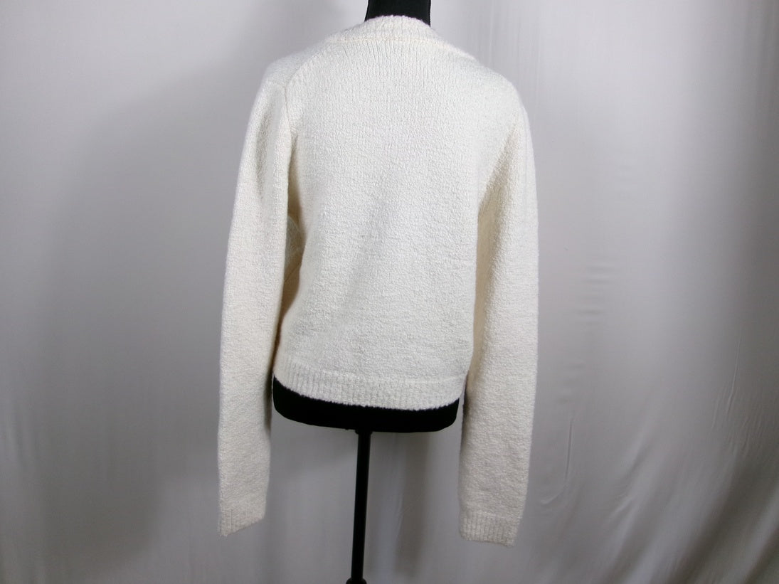 Cara Cara Nola Cardigan — Ivory – back