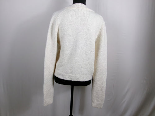 Cara Cara Nola Cardigan — Ivory – back