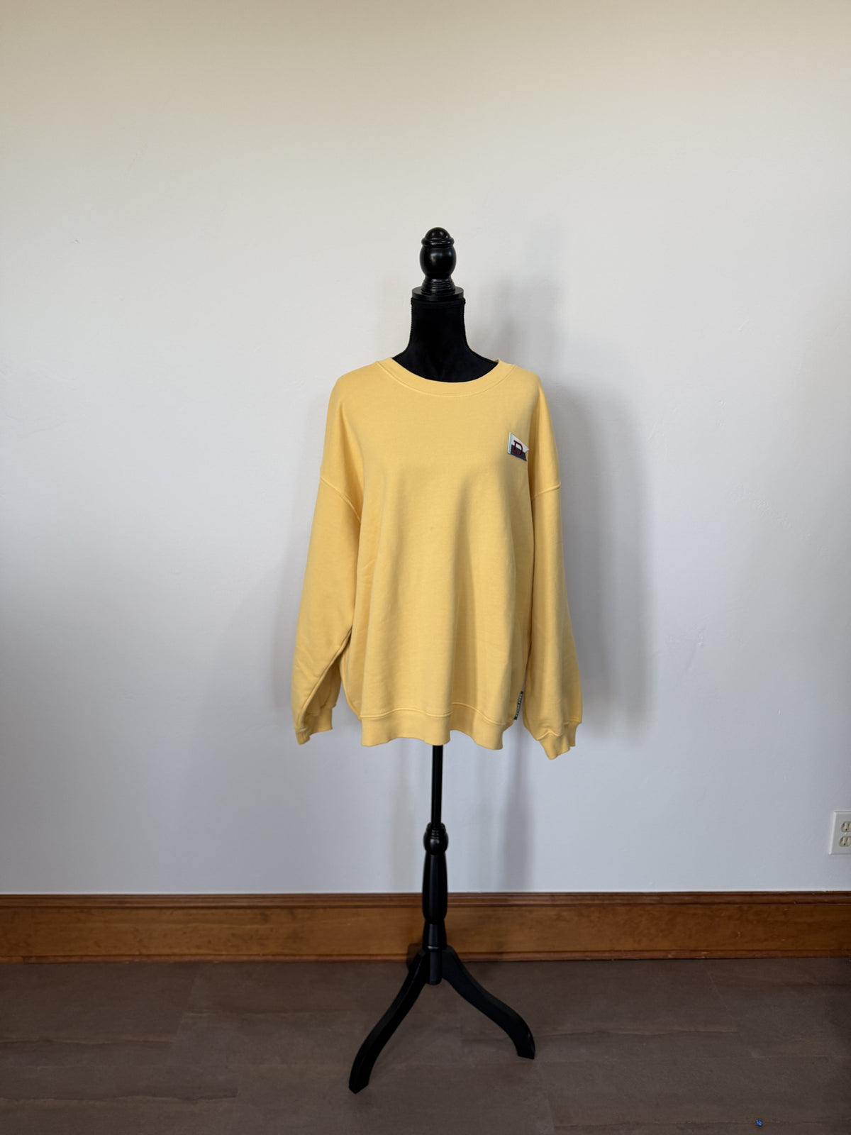 Daily Drills Heavyweight Oversized Out East Crew - Sunny - front