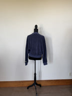 Daily Drills Terry Vintage Crew - Sunbleached Navy - back