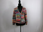 Veronica Beard Damaris Cardigan – Blue Multi – front