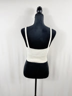 Reformation Organic Cotton V-Neck Crop Top – back