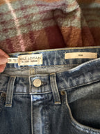 Nili Lotan Celia Wide-Leg Jean - Classic Wash - detail