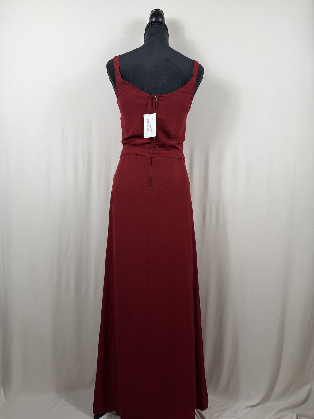 Étoile Isabel Marant Faustyn Maxi Dress – Burgundy – back