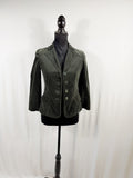 Vince Olive Velvet Blazer – front