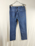 AGOLDE Riley Long High Rise Straight Jean - Stretch - back