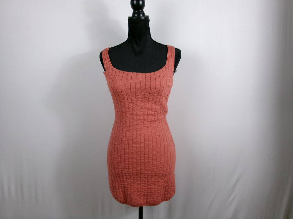 FP Beach Short and Sweet Mini Dress – Coral – front
