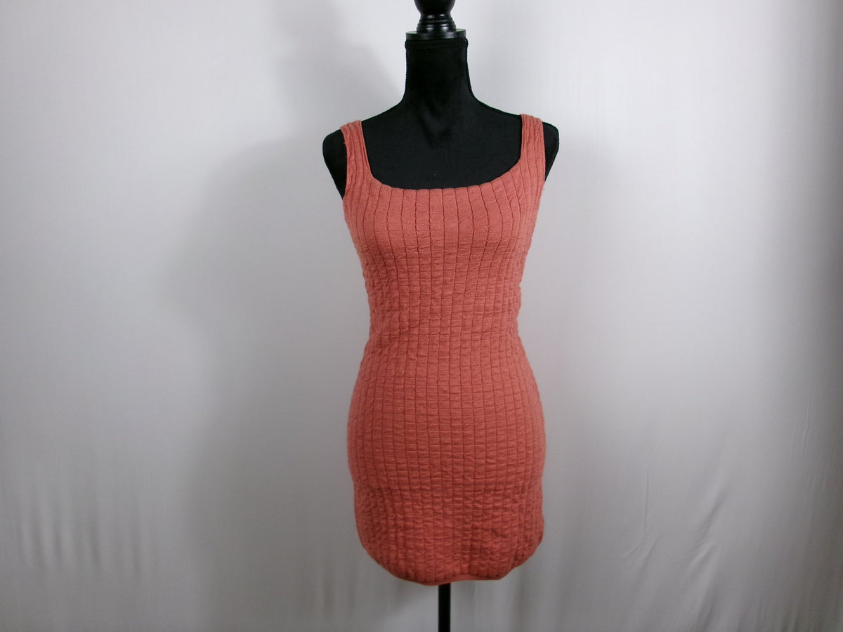 FP Beach Short and Sweet Mini Dress – Coral – front 2