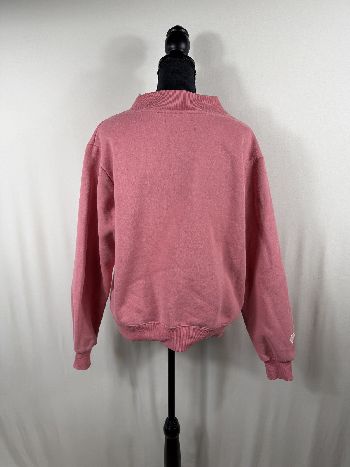 PARKE Dusty Rose Logo Crewneck Sweatshirt – back