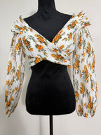 Zimmermann Golden Surfer Bodice – Tangerine Vine Floral