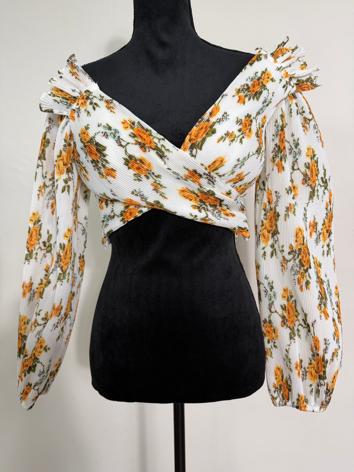 Zimmermann Golden Surfer Bodice – Tangerine Vine Floral