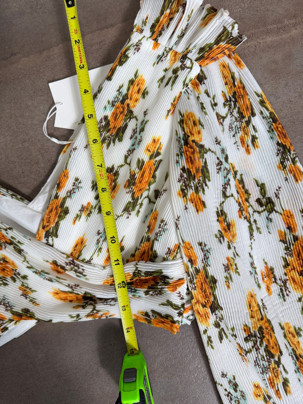 Zimmermann Golden Surfer Bodice – Tangerine Vine Floral