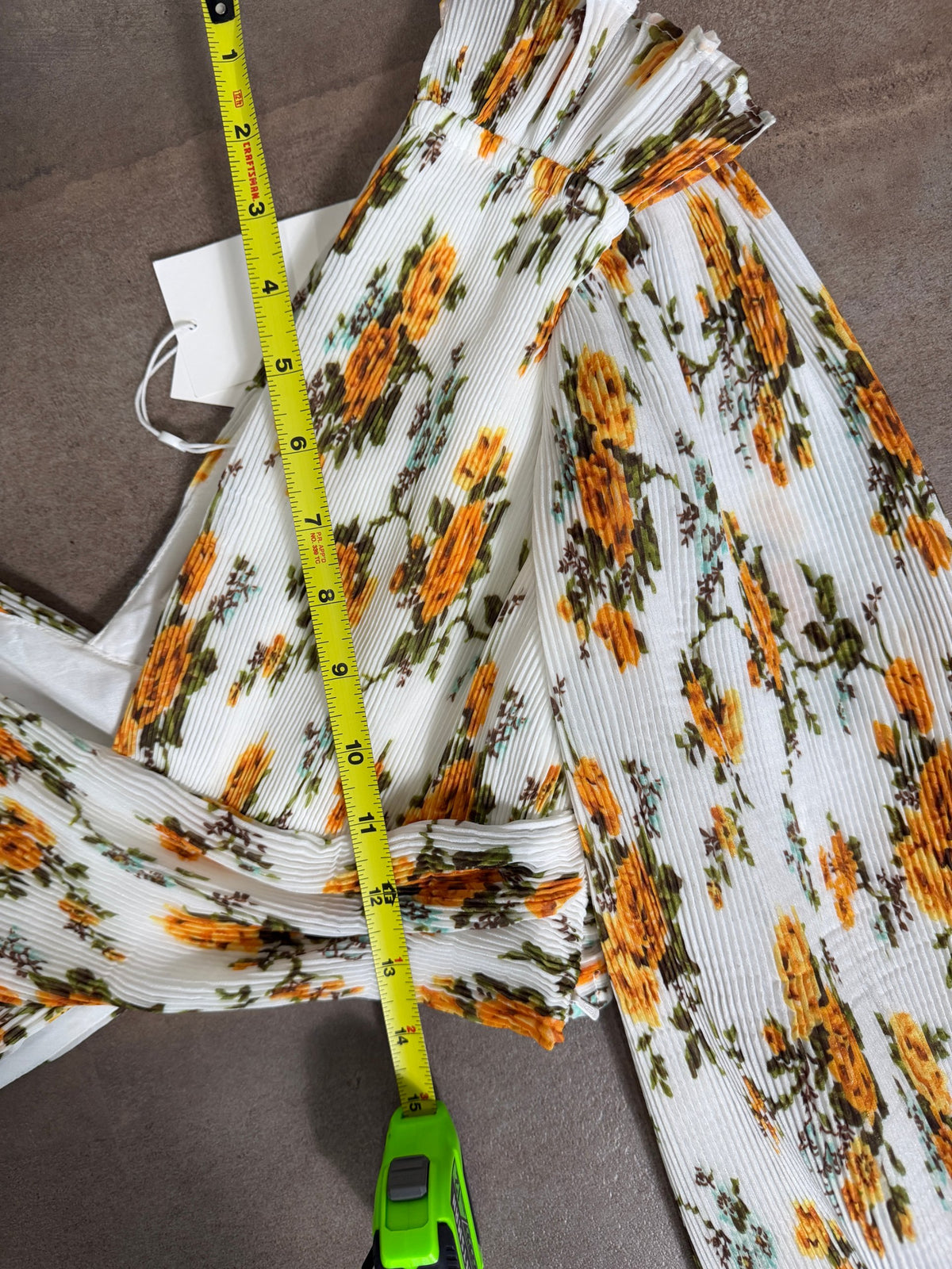 Zimmermann Golden Surfer Bodice – Tangerine Vine Floral