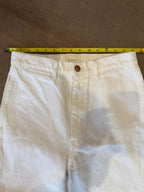DÔEN High-Rise Flared Jean – White
