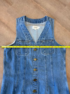 FRAME Sleeveless Trucker Pocket Denim Dress – Delaware