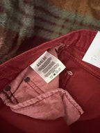 AGOLDE Mid-Rise Kick Boot Corduroy Jean — Brick - care label