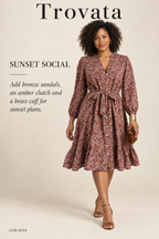 Styling illustration - Sunset Social