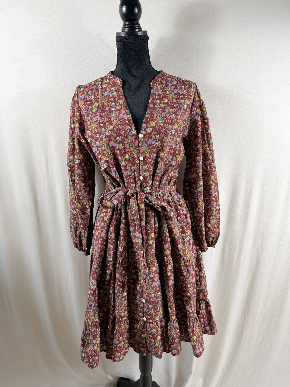 Trovata Celeste Dress — Brandied Pear - front