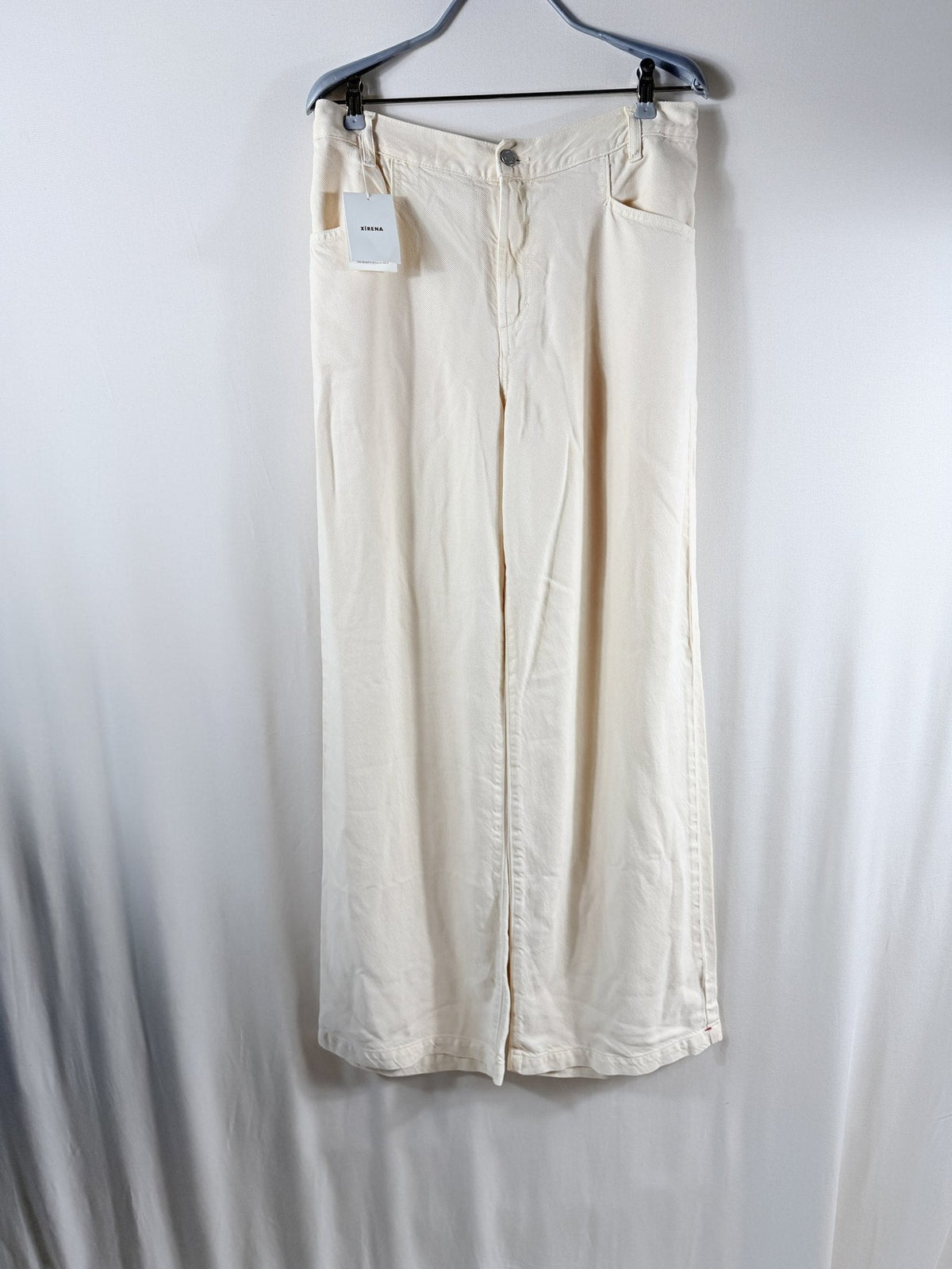 Xirena Nixon Denim Pant — Ecru - front