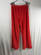 Xirena x Lea Meylan Manon Velour Pant - Carmine Red - back