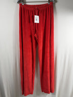 Xirena x Lea Meylan Manon Velour Pant - Carmine Red - front