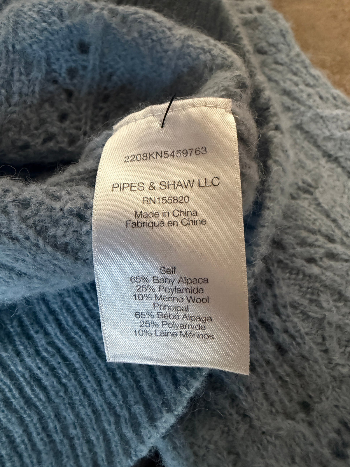 Veronica Beard Makani Pointelle-Knit Sweater – Blue