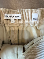 Veronica Beard Grigore Corduroy Wide-Leg Pant – Heathered Sand
