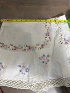 LoveShackFancy Rhodes Skirt – Antique White