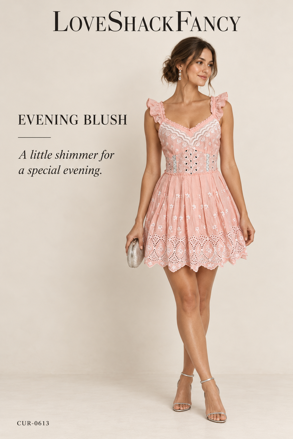 LoveShackFancy Mochi Dress – Bubble Bath Pink