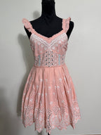 LoveShackFancy Mochi Dress – Bubble Bath Pink