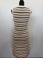 Veronica Beard Templeton Crochet Knit Dress – Desert Khaki