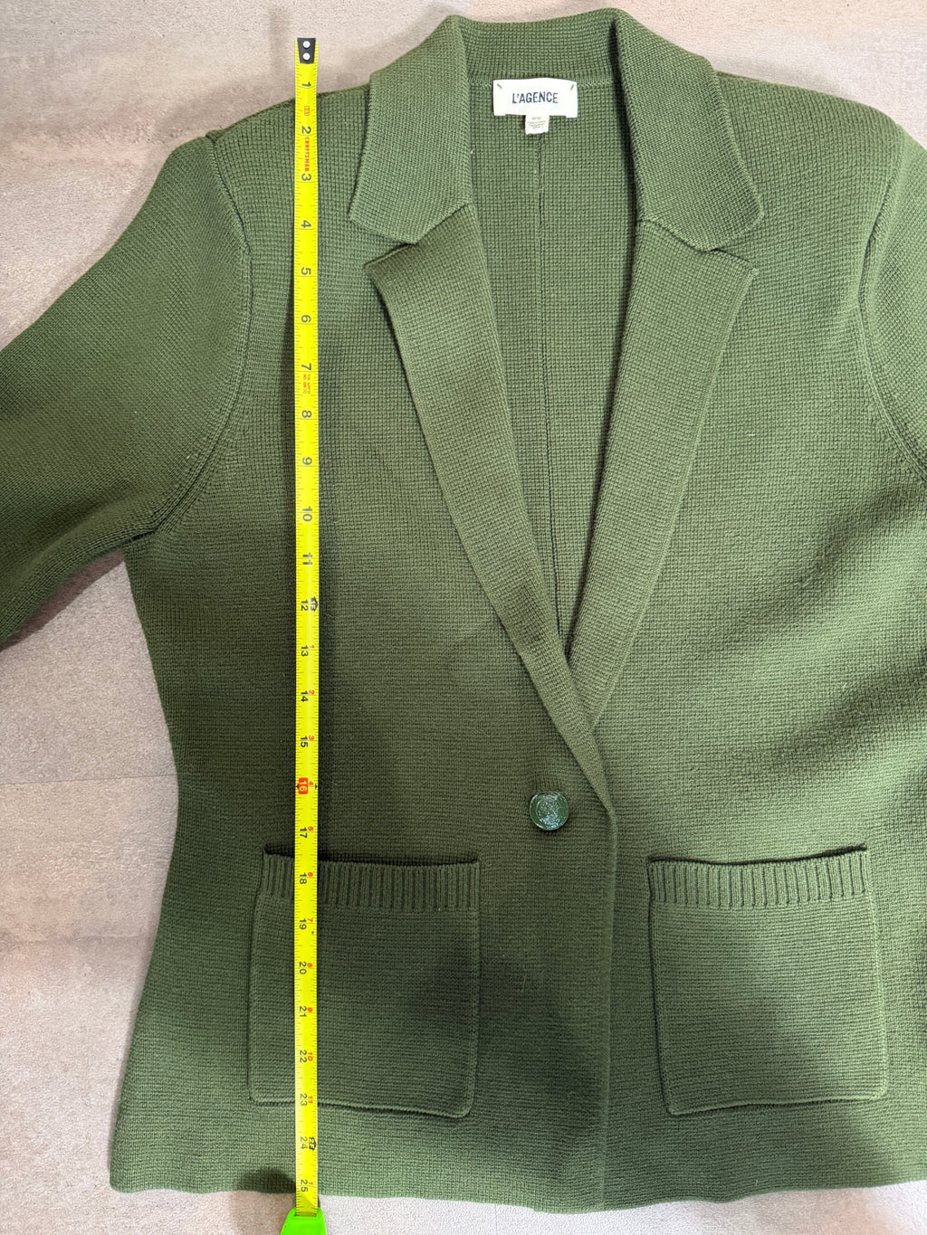 L'AGENCE Lacey Knit Blazer