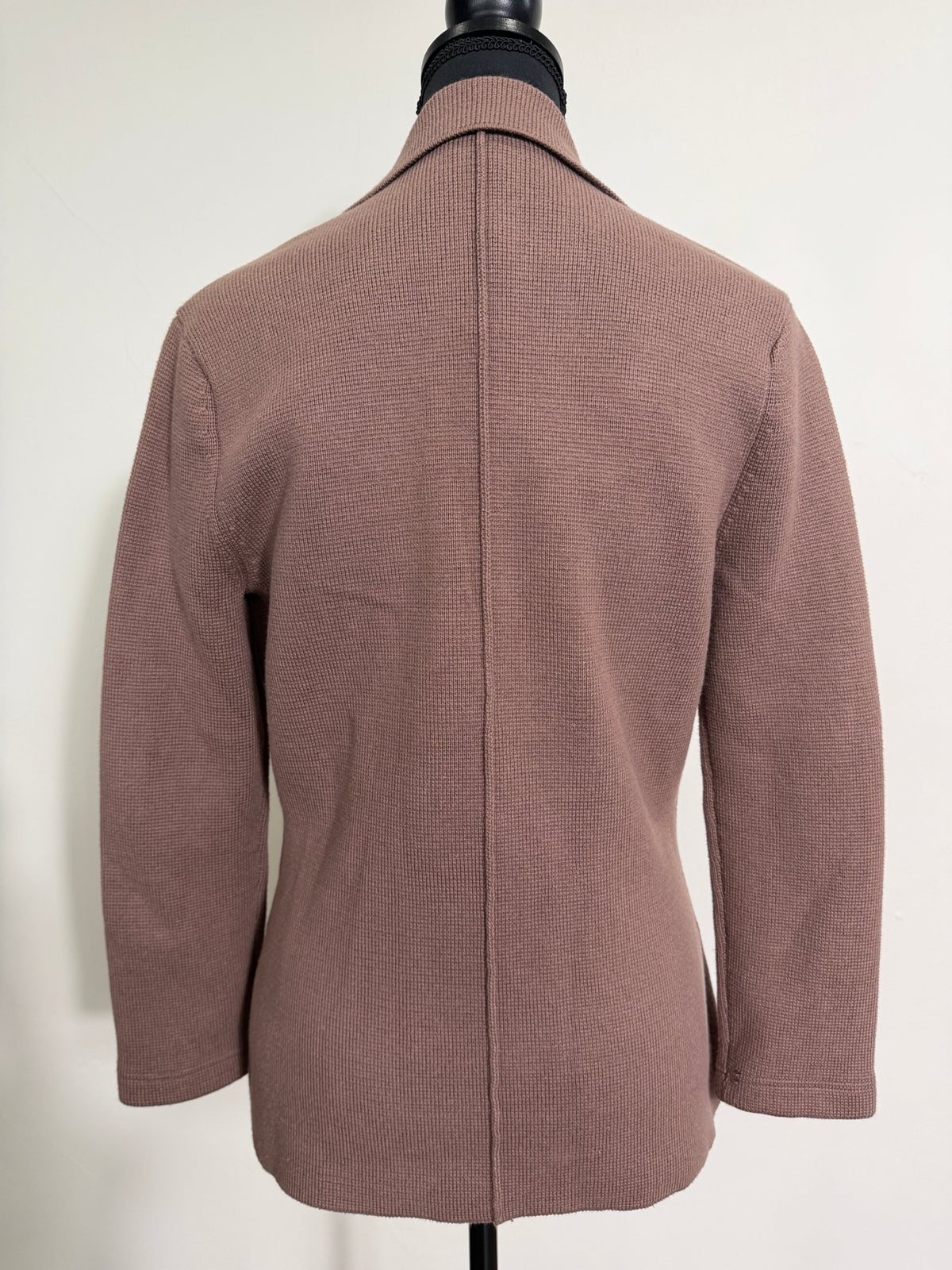 L'AGENCE Lacey Knit Blazer – Dark Taupe