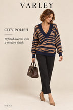Varley Calvert Oversized V-Neck Sweater – Bracken