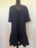 Lela Rose Flounce Hem Tunic Dress