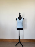 Daily Drills Logo Ribbed Tank - Powder - front