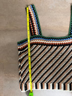 Veronica Beard Livina Crochet Tank – Multi Stripe