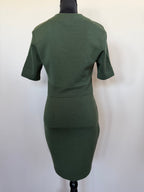 L'AGENCE Kate Knit Mini Dress – Green