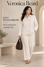 Veronica Beard Tivi Shirt – Ecru
