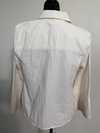 Veronica Beard Tivi Shirt – Ecru