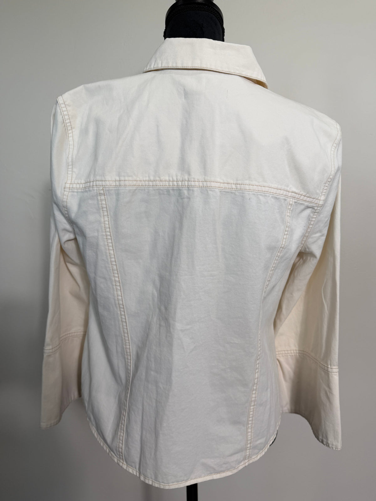 Veronica Beard Tivi Shirt – Ecru