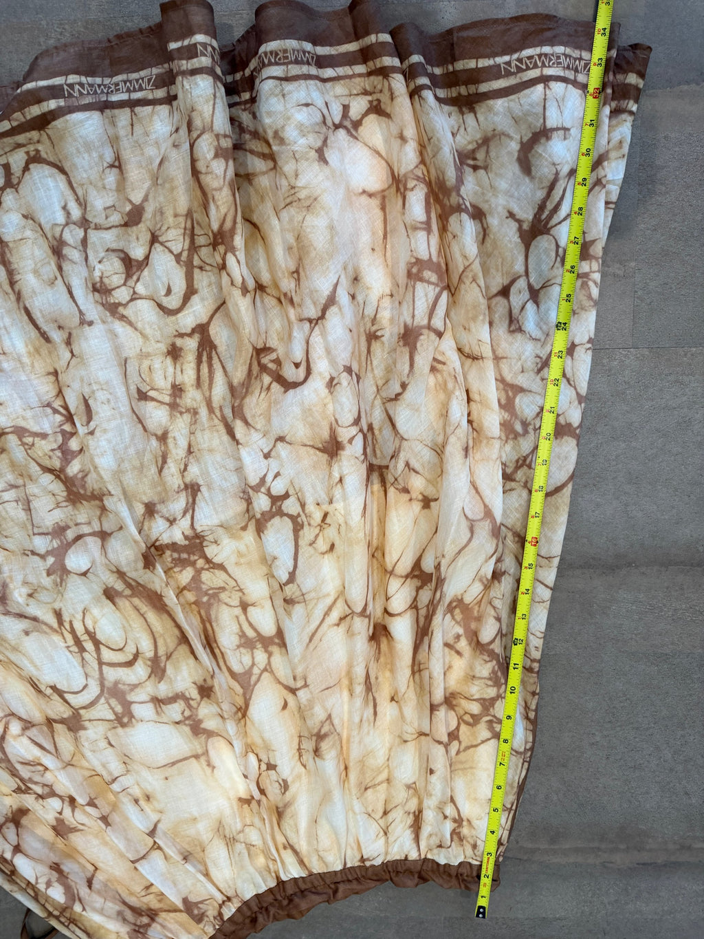 Zimmermann Indra Midi Skirt – Chocolate Tie Dye