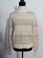 Zimmermann Lyrical Turtleneck Sweater – Cream Stripe