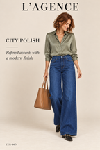 L'AGENCE Clayton High-Rise Wide-Leg Jean – Harlan